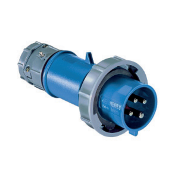 Plugue Macho 16A – 230Vac – 60Hz – 2P+T – 6H – IP67 – INT DUO