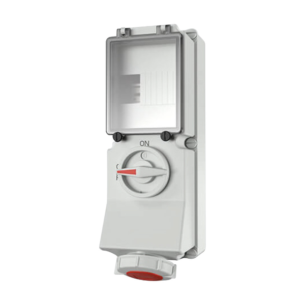 Tomada 63A – 480Vac – 60HZ – 3P+T – 7H – IP67 – MONIT ISOL TYPE (B) – INT DUO