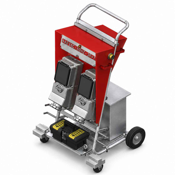 CARRO DE TOMADAS ELÉTRICAS